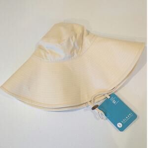 NWT Solbari Ultimate Wide Brim Sun Hat beige S/M